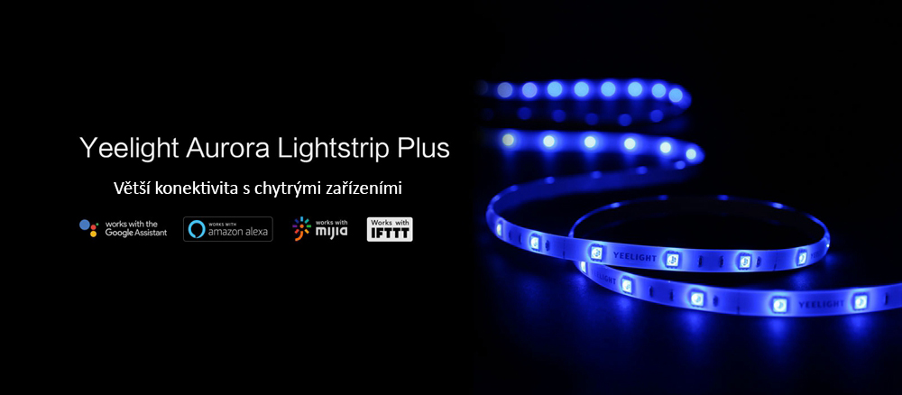 Yeelight aurora lightstrip plus amazon alexa google assistant